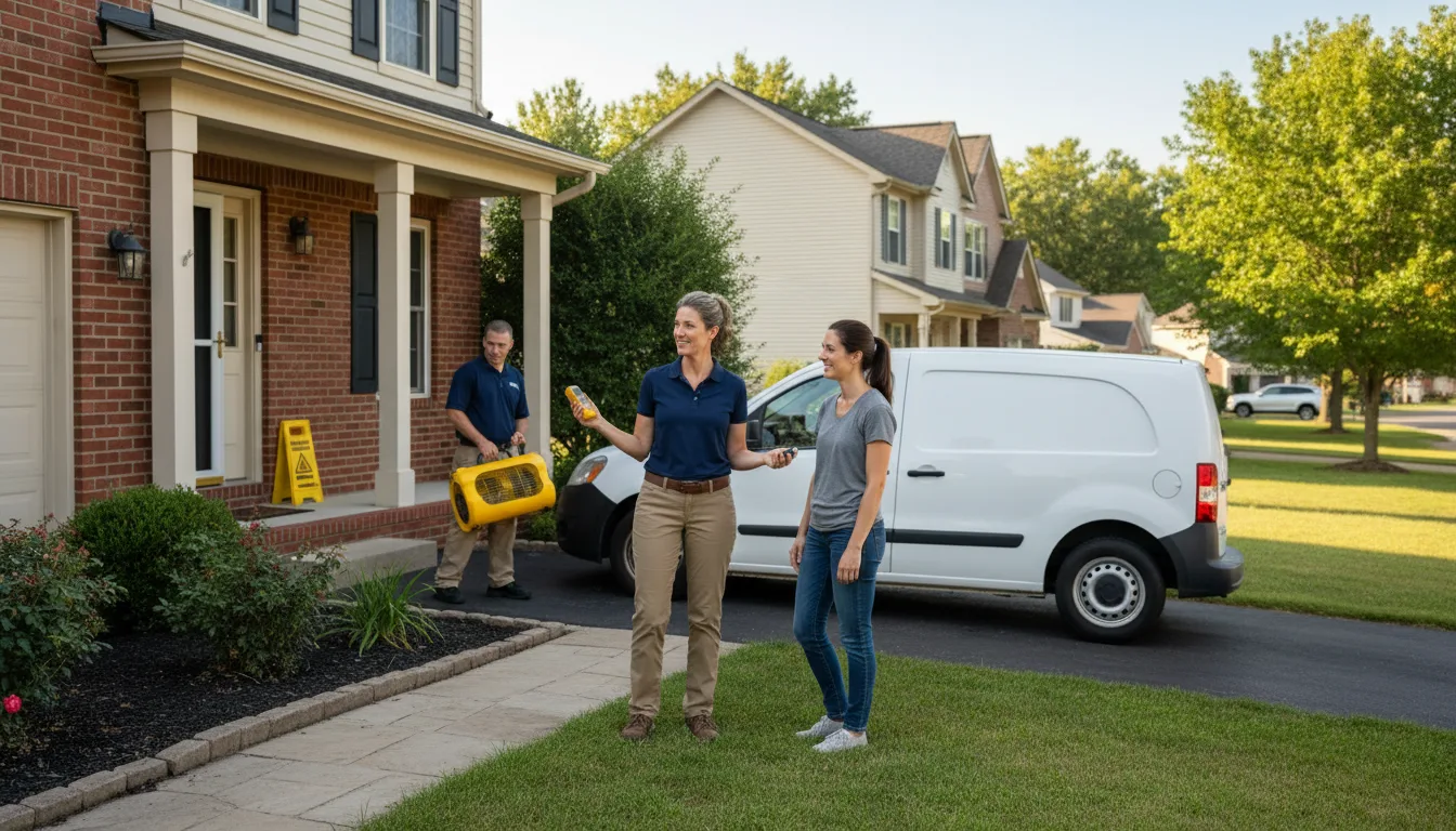 Residential water damage restoration in Ellenwood, GA
